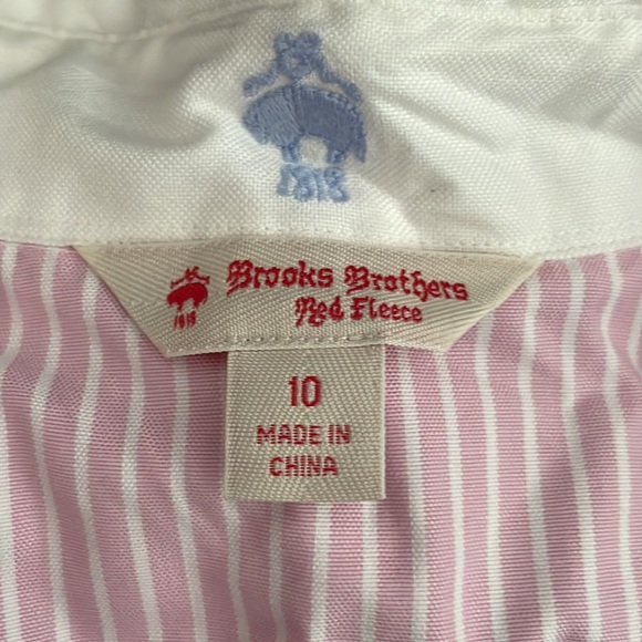 Brooks brothers red fleece color block shirt - Picture 2 of 4